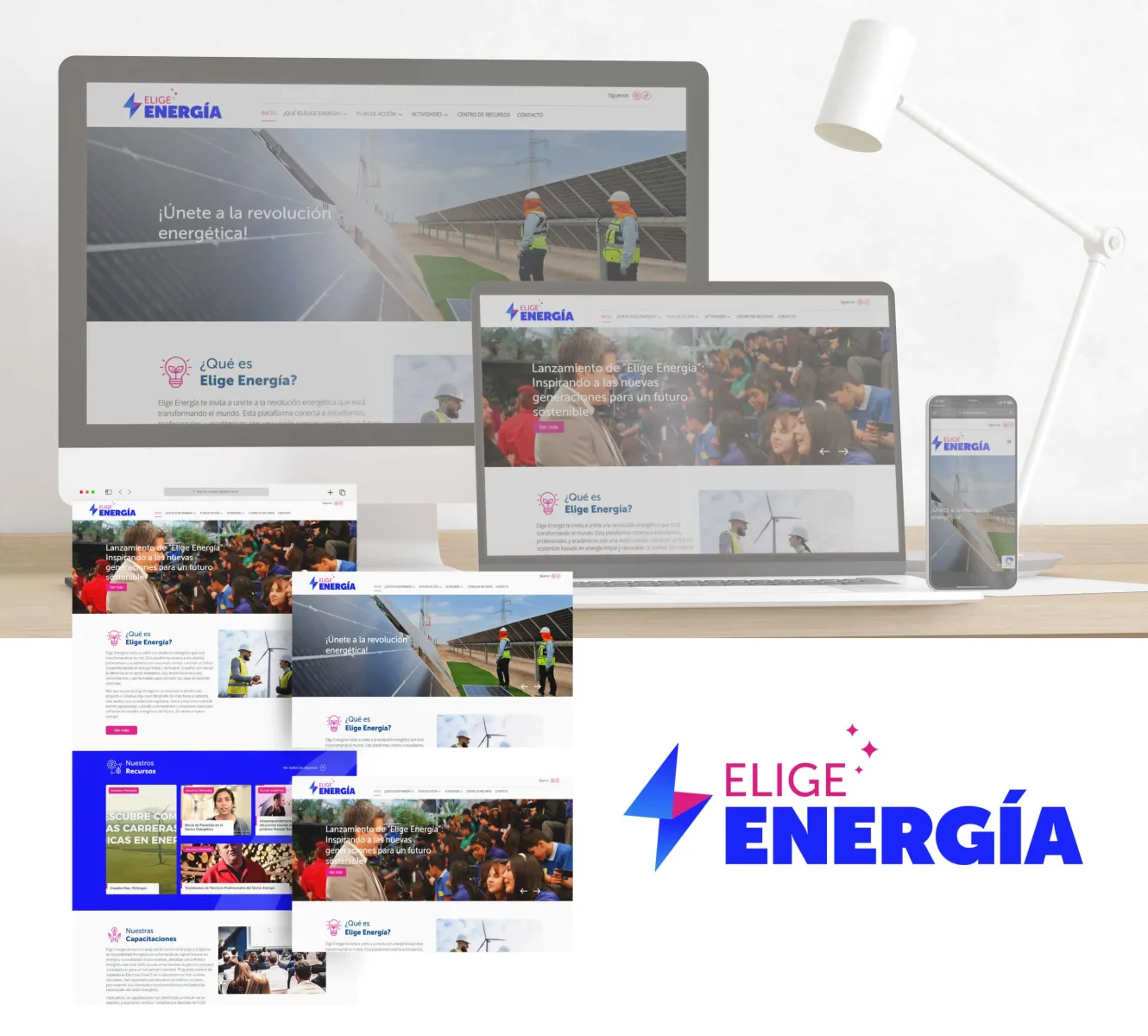 Pantalla principal de Elige Energía