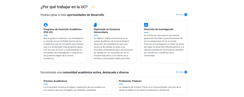 Pantalla 2 de Cargos Académicos