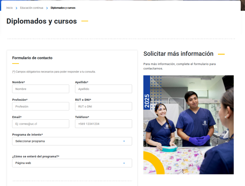 Pantalla 6 de Escuela de Enfermería