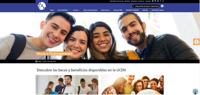 Pantalla 6 de Admisión UCENTRAL
