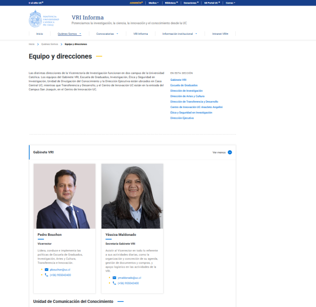 Pantalla 3 de VRI Informa