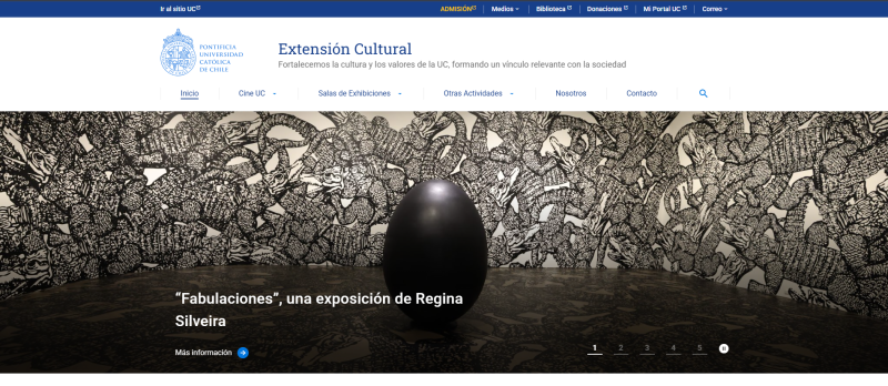 Pantalla 1 de Extensión UC
