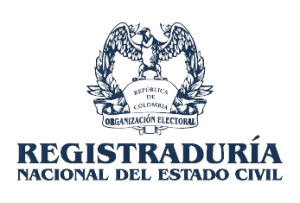 Logo de Registraduría Nacional - Colombia