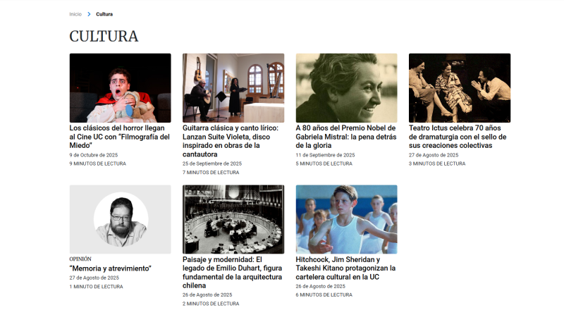 Pantalla 5 de Visión Universitaria