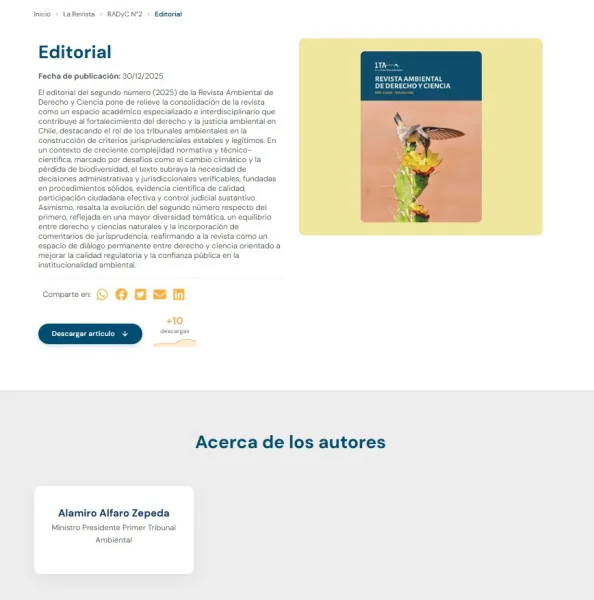 Pantalla 6 de Revista Ambiental