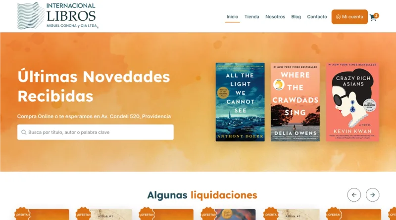 Pantalla 1 de Plataforma Internacional Libros