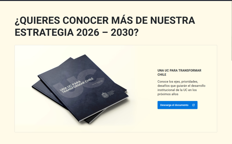 Pantalla 5 de Transformar Chile. Es posible